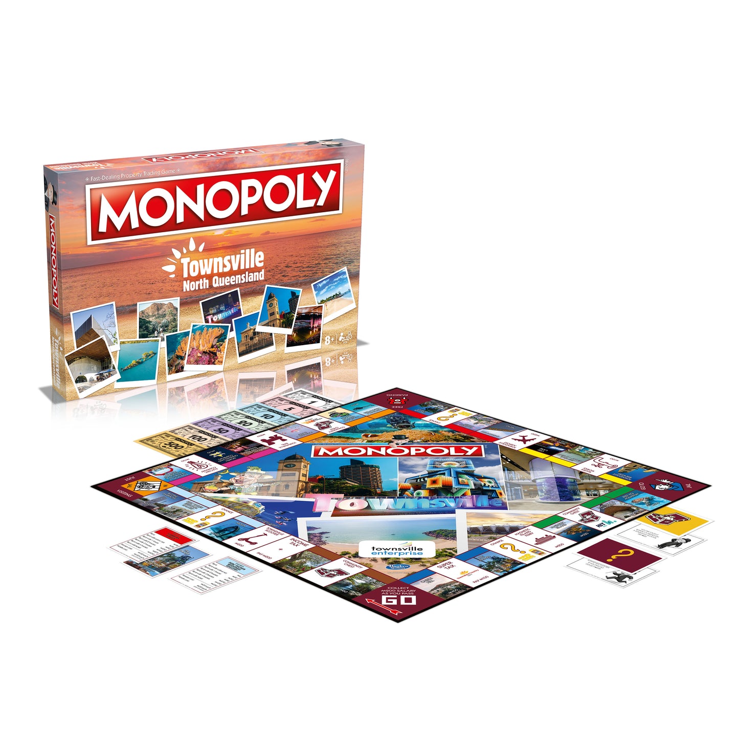Townsville Edition Monopoly Board
